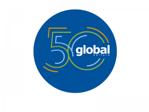 Logo Global 50 anos