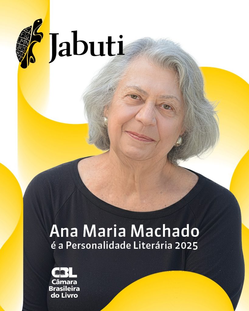 Anúncio Ana Maria Machado (Reprodução Redes Sociais CBL)